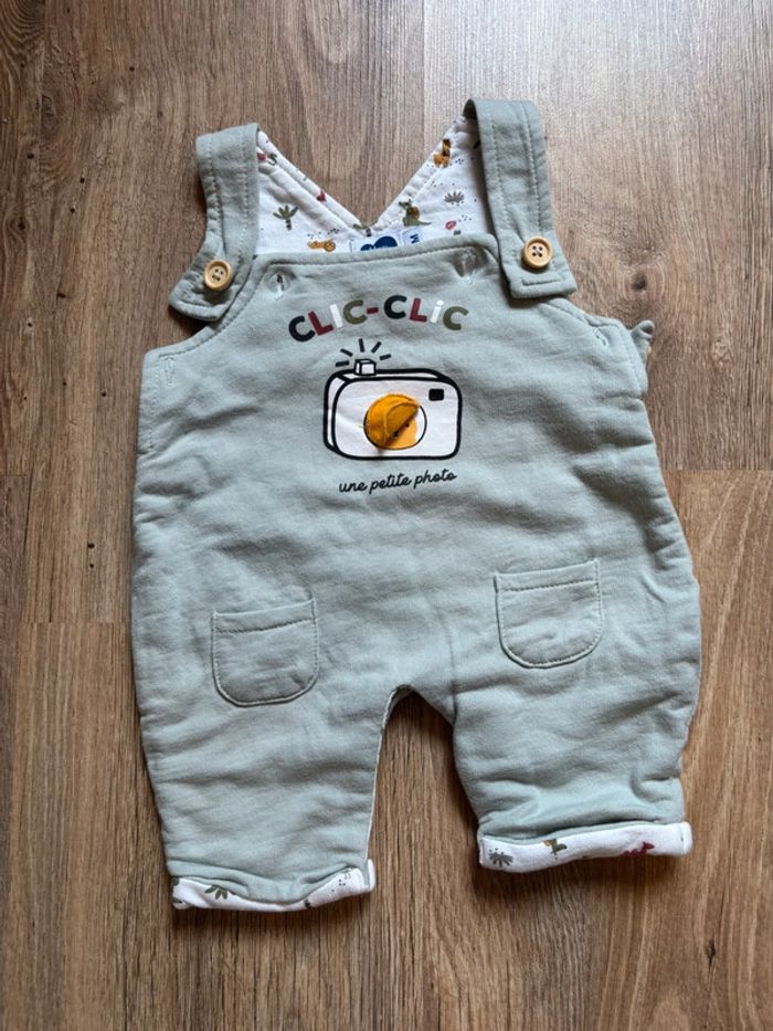 Ensemble body + salopette 1 mois - photo numéro 5