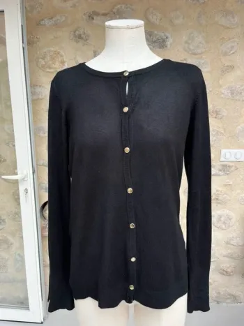 Boutique indépendante - Cardigan blouse haut à manches longues sobre classique