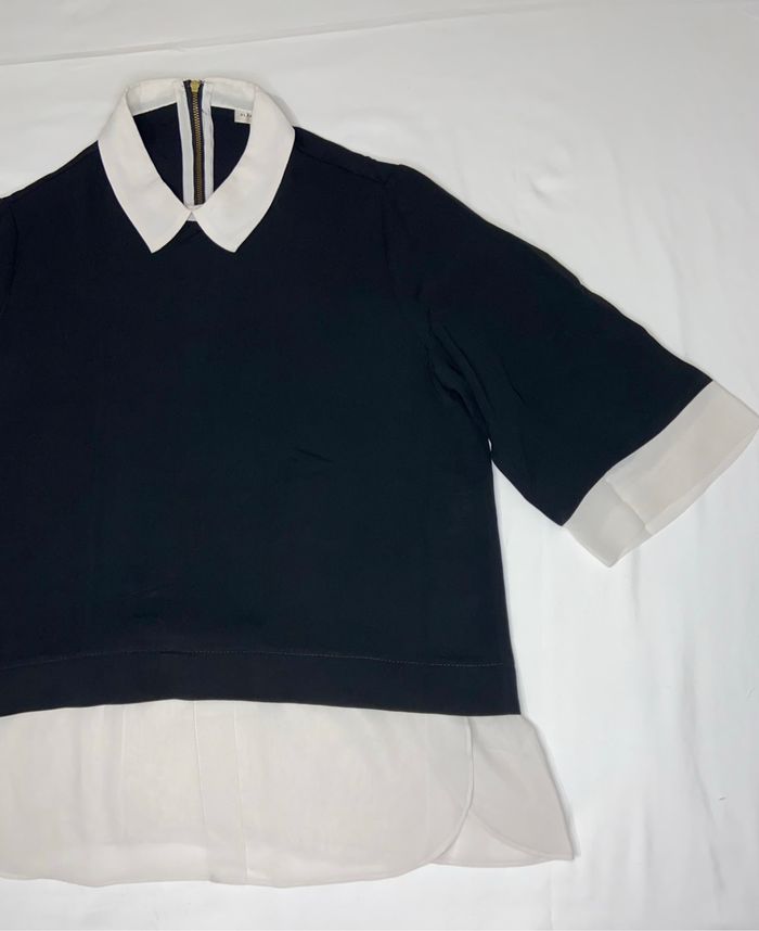 Chemise alba conde couleur noir et blanc - photo numéro 2