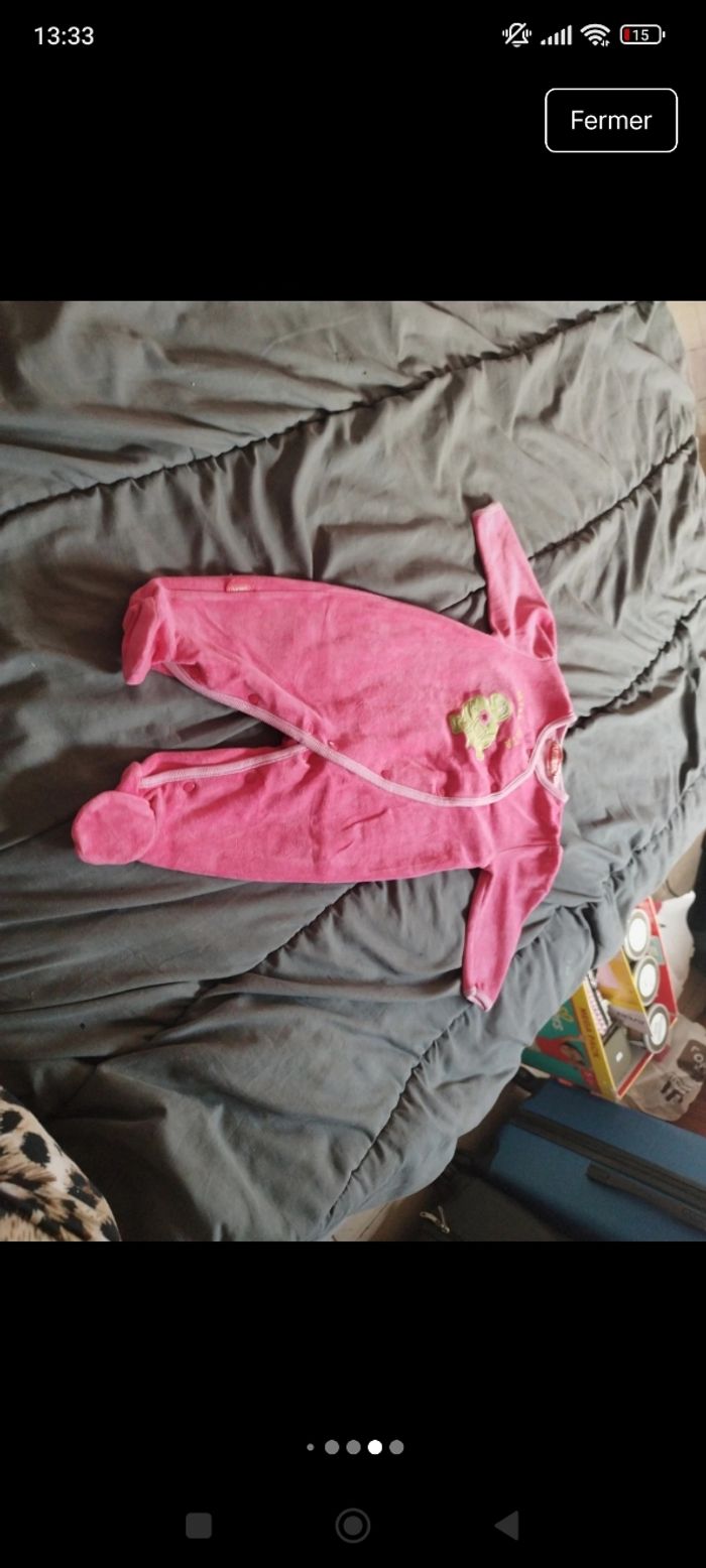 Lot de pyjama bébé fille taille 6 mois - photo numéro 7