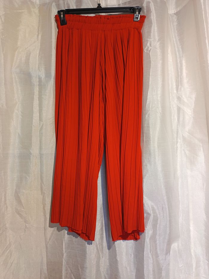 pantalon rouge de Bershka 40 *Spécial FETE* réf R462 S1