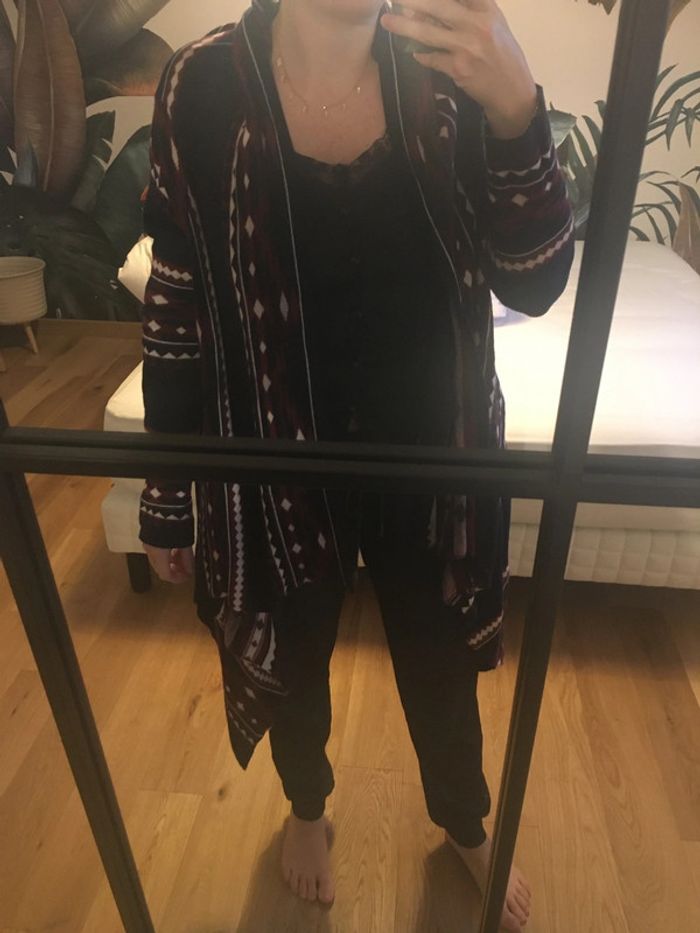 Gilet long chaud en laine springfield - photo numéro 8