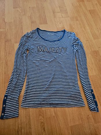 Tee-shirt manches longues strass