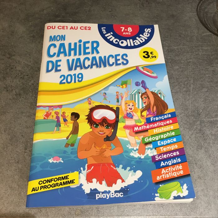 Cahier de vacances neuf ce1 & ce2