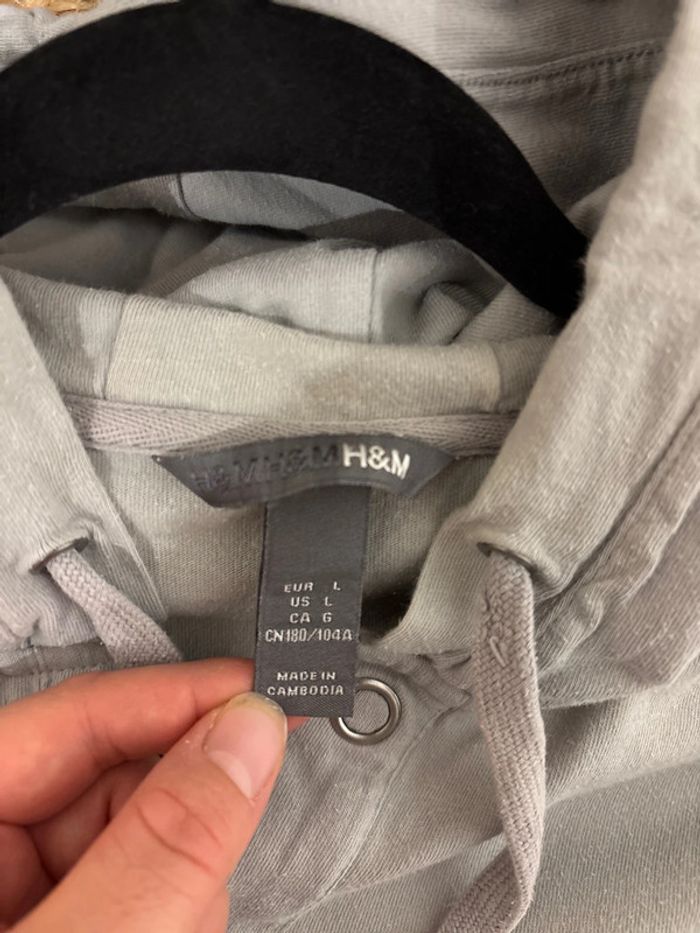 Pull à capuche H&M taille L - photo numéro 6