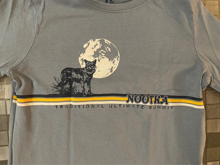 T shirt manches longues bleu lupilu taille 110-116 4-6 ans - photo numéro 3