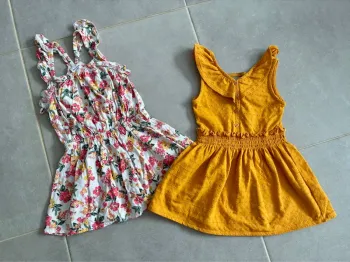 Lots de 2 robes TAO 2 ans 86 cm