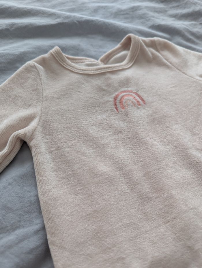 Pyjama velours 6 mois Absorba - photo numéro 2