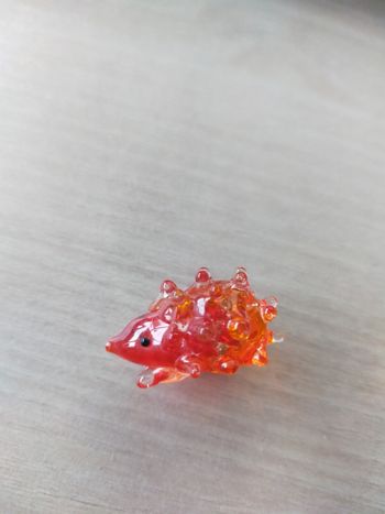 Fève hérisson en verre