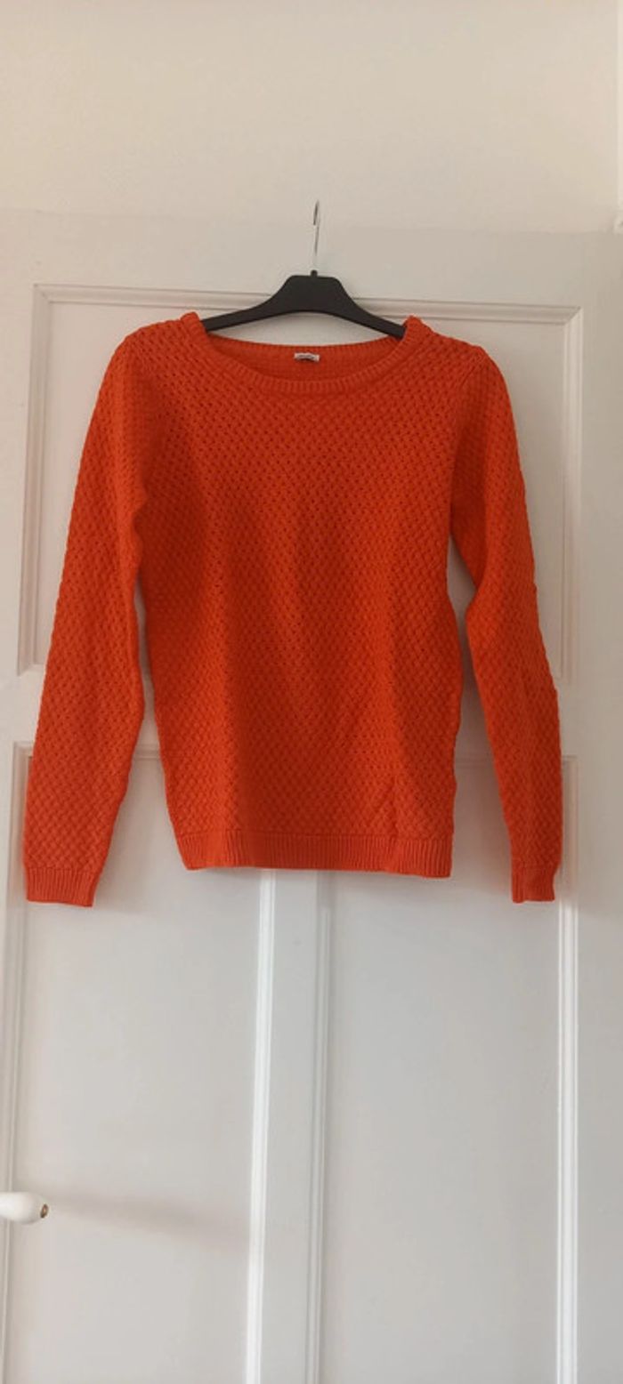 Pull en mailles pimkie 38 rouge