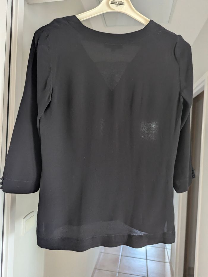 Blouse noire femme taille S - photo numéro 2