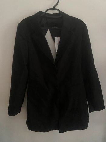 Combi short blazer dos nu noir très chic