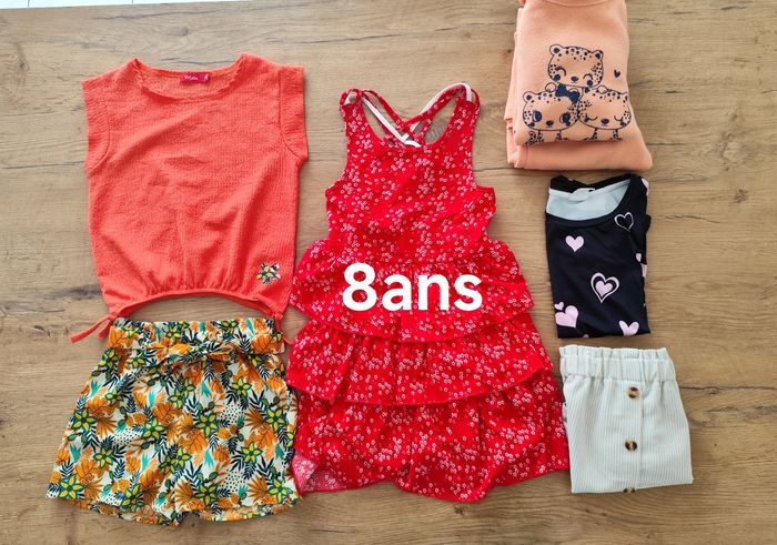 Lot vêtements 8ans fille