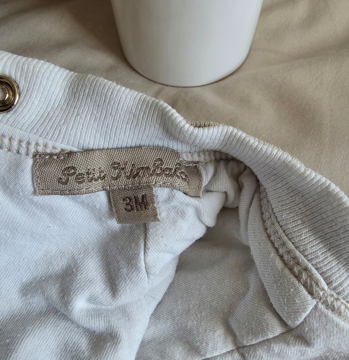 Petit Kimbaloo Combinaison Coton Marron Beige Très bon état 3 mois - photo numéro 6