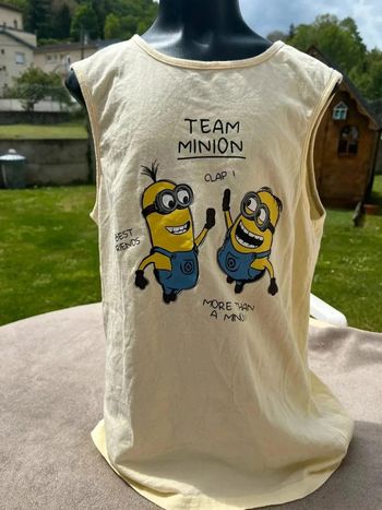 débardeur jaune les mignons taille 12 ans