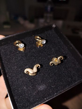 Lot de 3 paires de boucles d'oreilles femmes