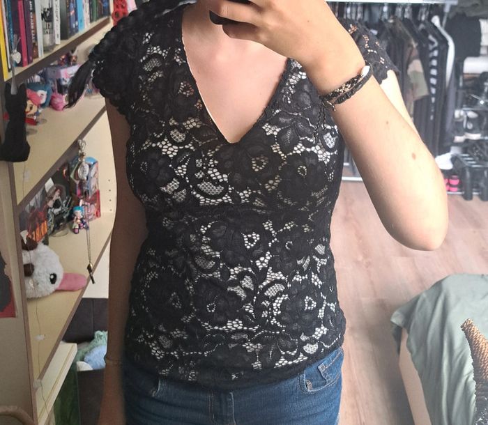 Haut dentelle