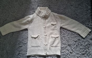 Gilet à boutons crème 5ans