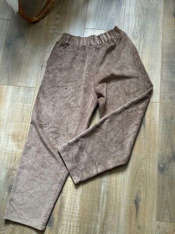 Pantalon côtelé brun