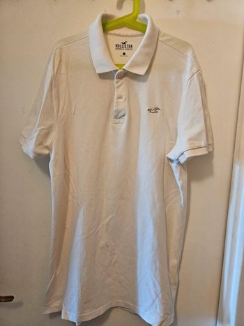 Polo Hollister blanc S - style classique, parfait été