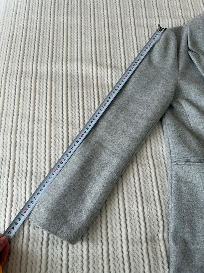 Manteau long gris / Taille 40 - photo numéro 14