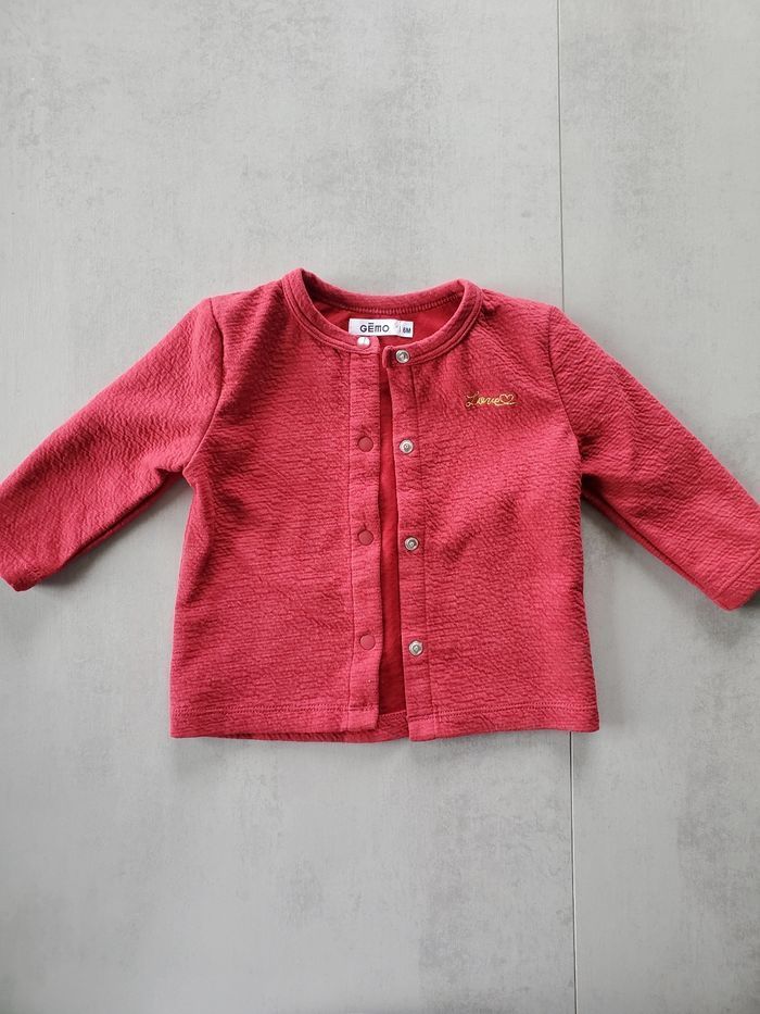 Gilet leger bordeau "Love"