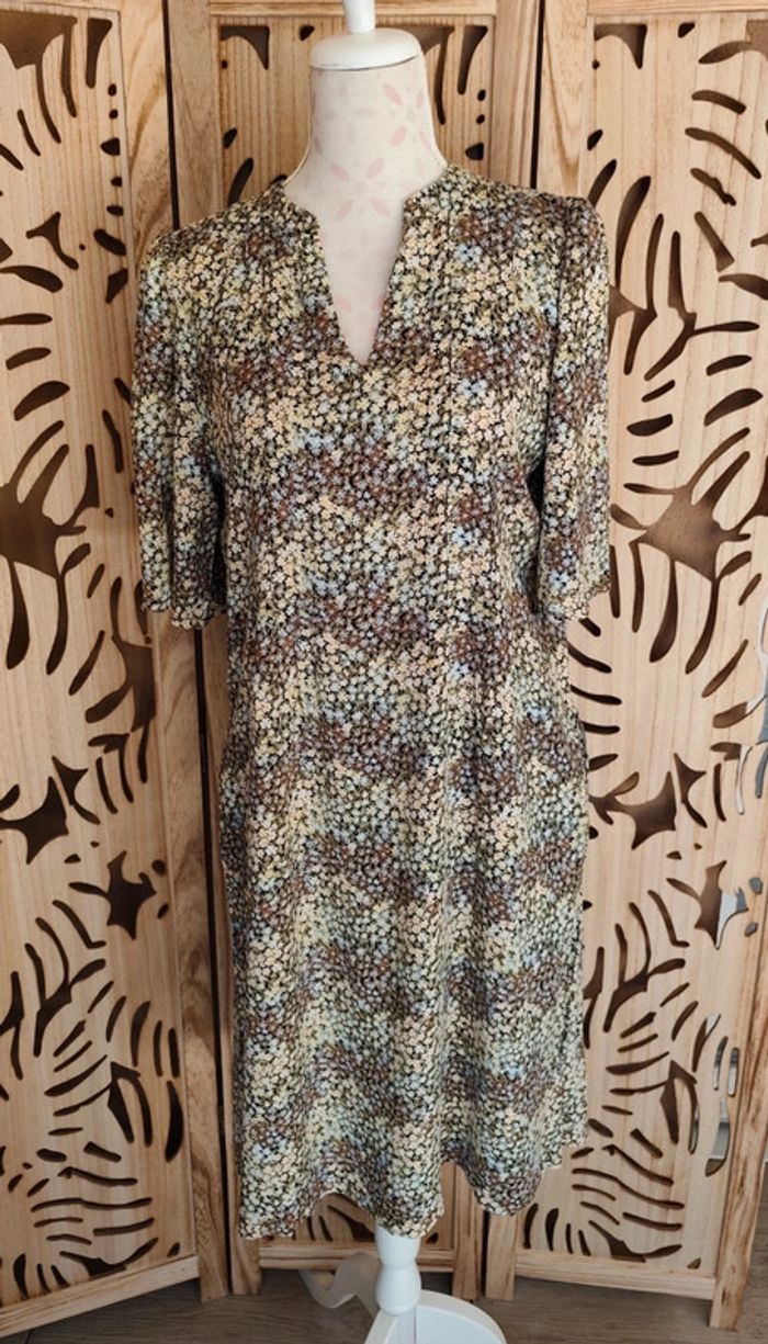 Robe imprimée fleurie Taille M Fransa - photo numéro 3