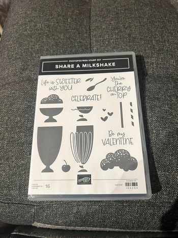 Set Stampin’up! Share a milkshake
