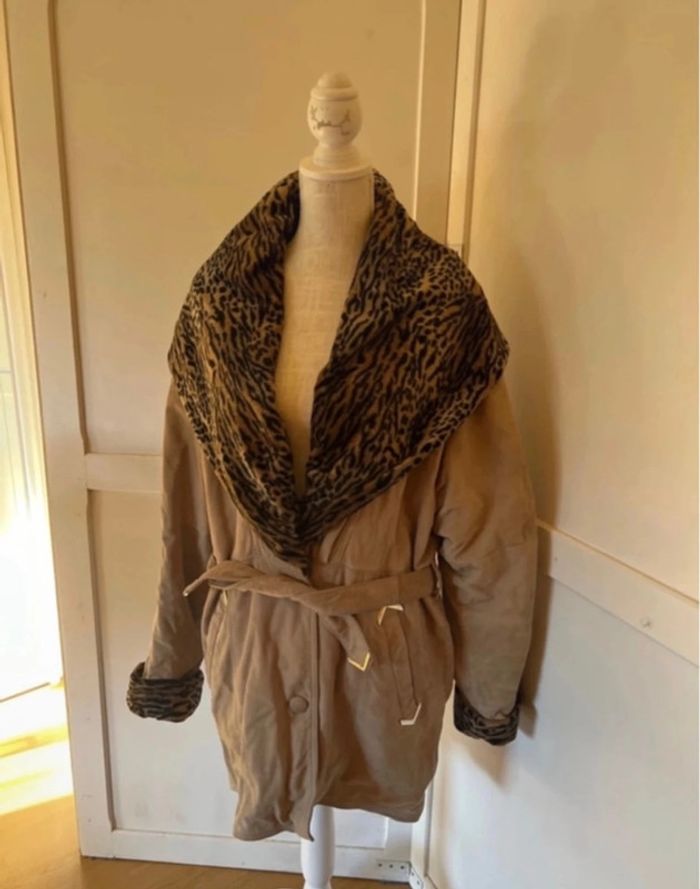 Veste femme chic léopard vintage taille 44 alyaska 94 - photo numéro 2