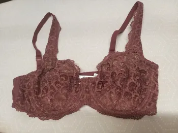 Soutien-gorge femme dentelle marron