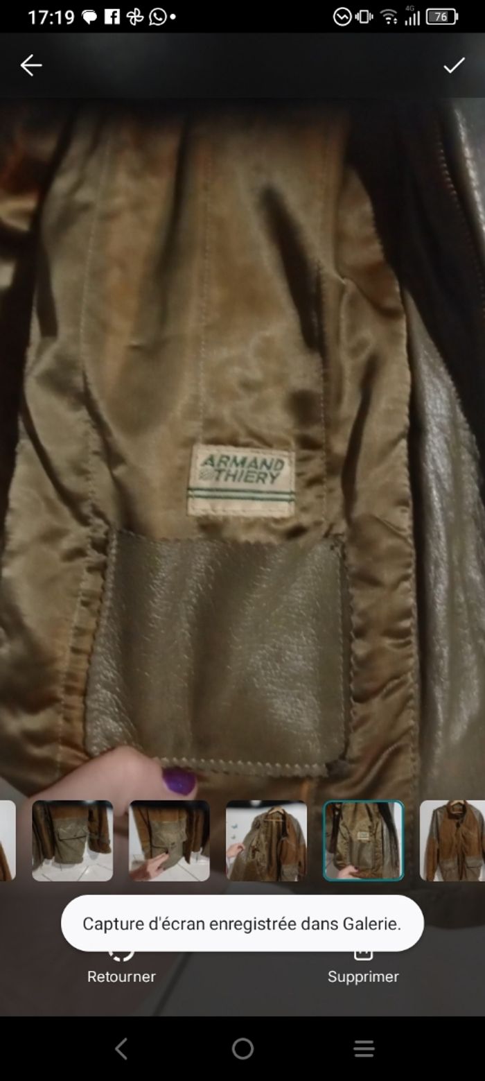 Blouson vintage L bimatière c84 - photo numéro 6