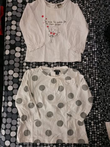 2 tee shirt 12 mois