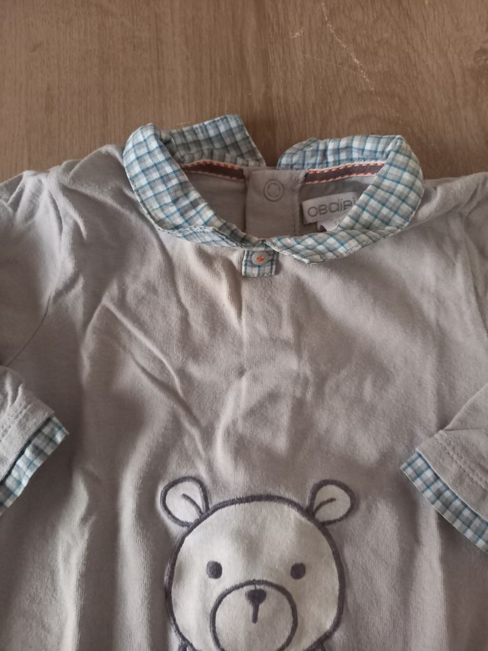 T-shirt manches longues 9 mois Obaibi - photo numéro 2