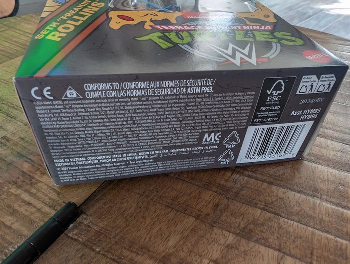 WWE Élite Collection x Tortues Ninja - Figurine Seth 'Freakin' Rollins - photo numéro 6