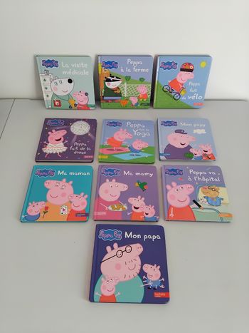 PEPPA PIG Lot 10 Livres