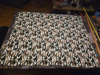 Tissus motif camouflage Neuf