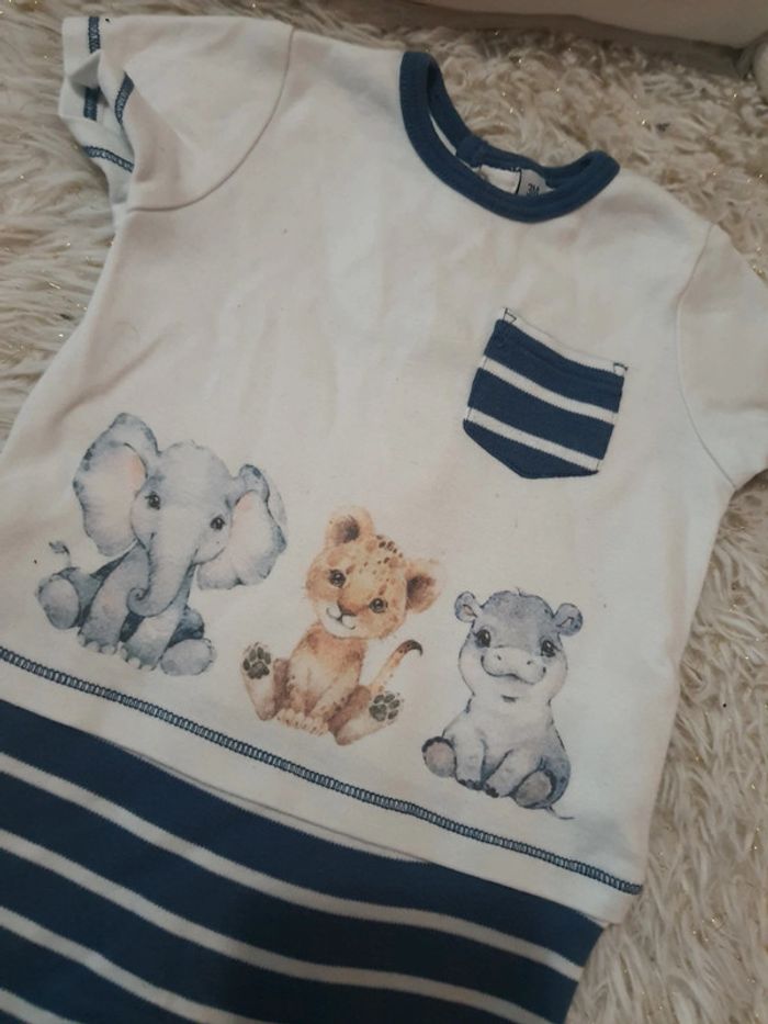 🌺 combishort été bebe garçon 3 mois - photo numéro 2