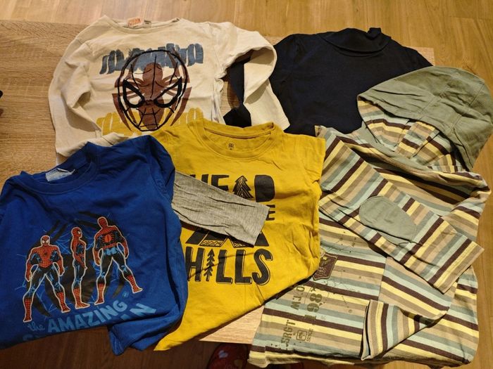 Lot de 5 T-shirts manches longues