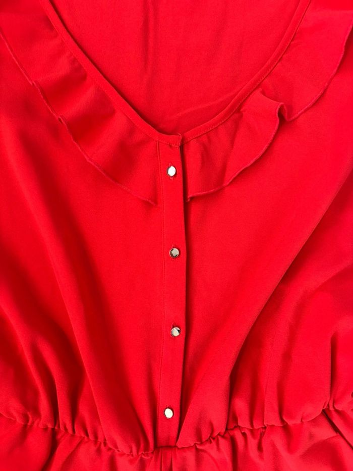 Neuve - Combinaison rouge Camaïeu taille 38 - photo numéro 3