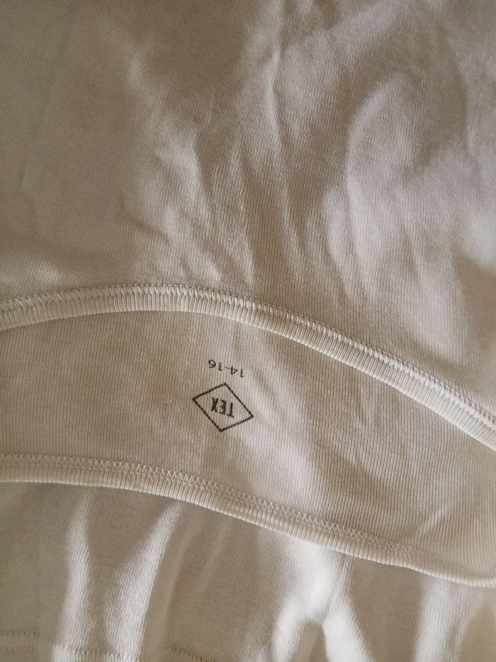 T-shirt blanc _ 14/16 ans - photo numéro 3