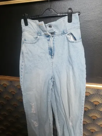 Jeans taille haute femme