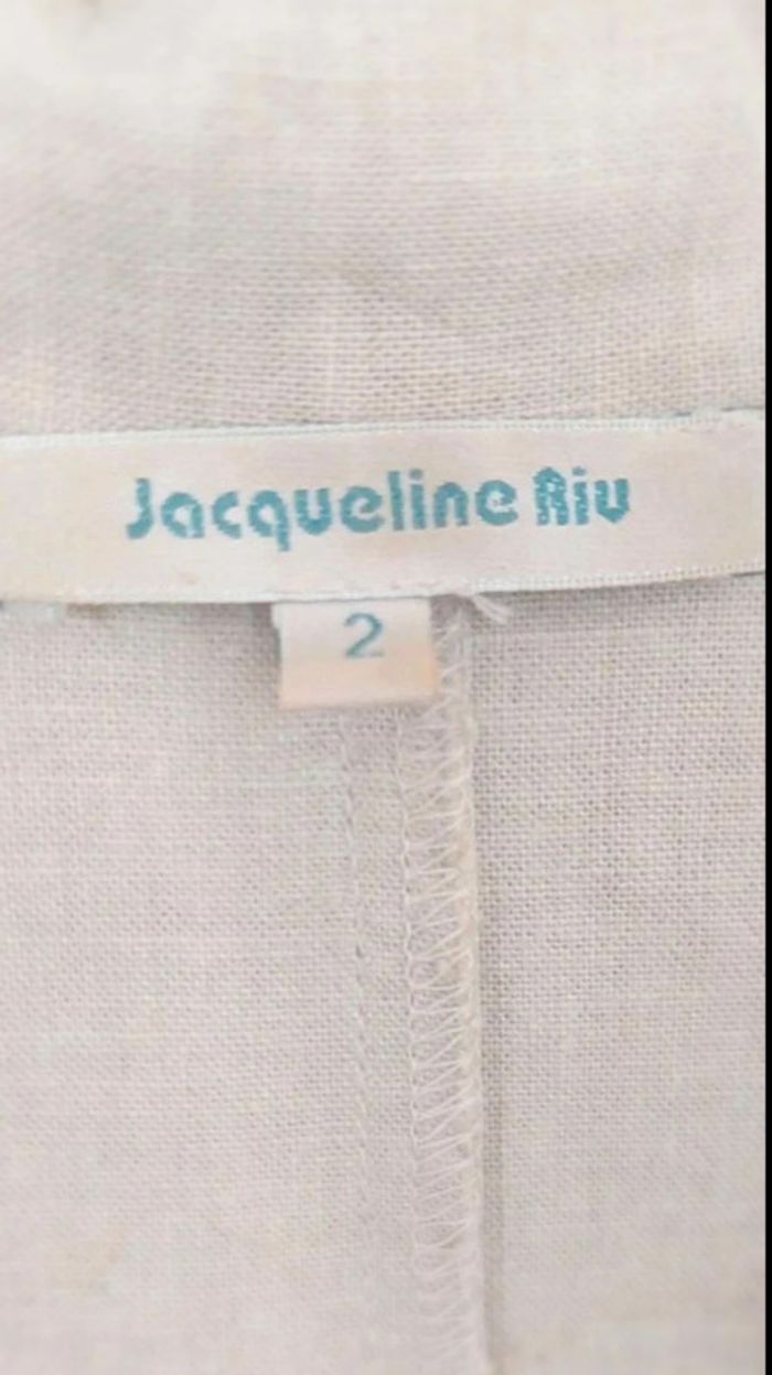 Veste légère en lin beige T2 (38-M) - photo numéro 4
