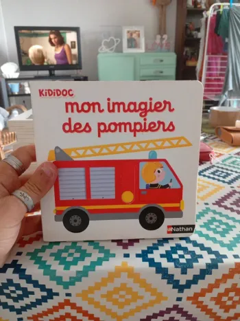 Livre mon imagier des pompiers