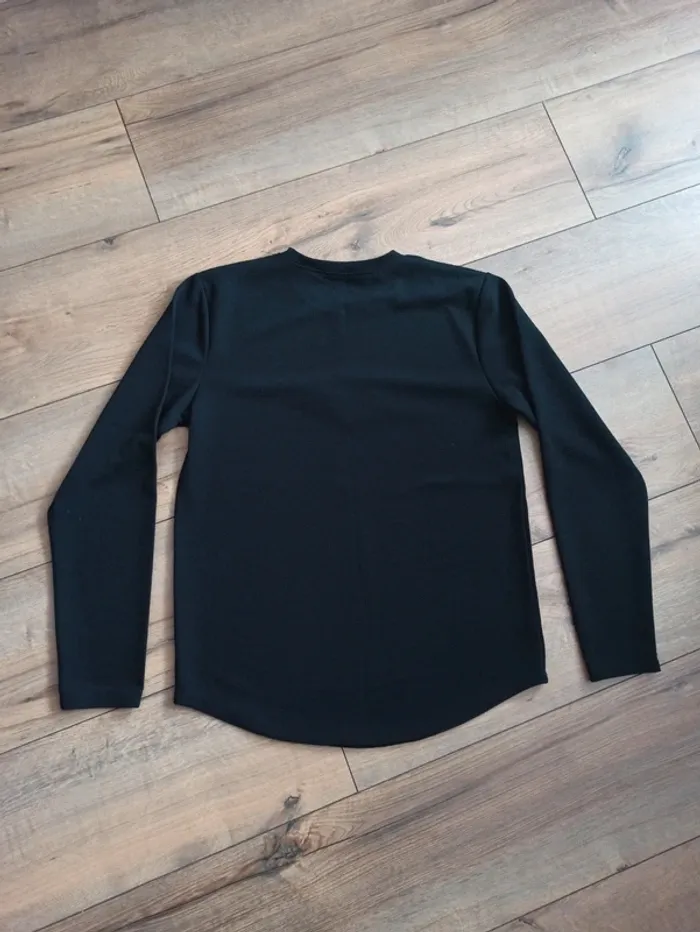 Pull fin noir homme L - photo numéro 4