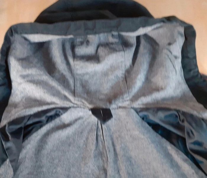 Blouson été à capuche marine et bordeaux - photo numéro 4