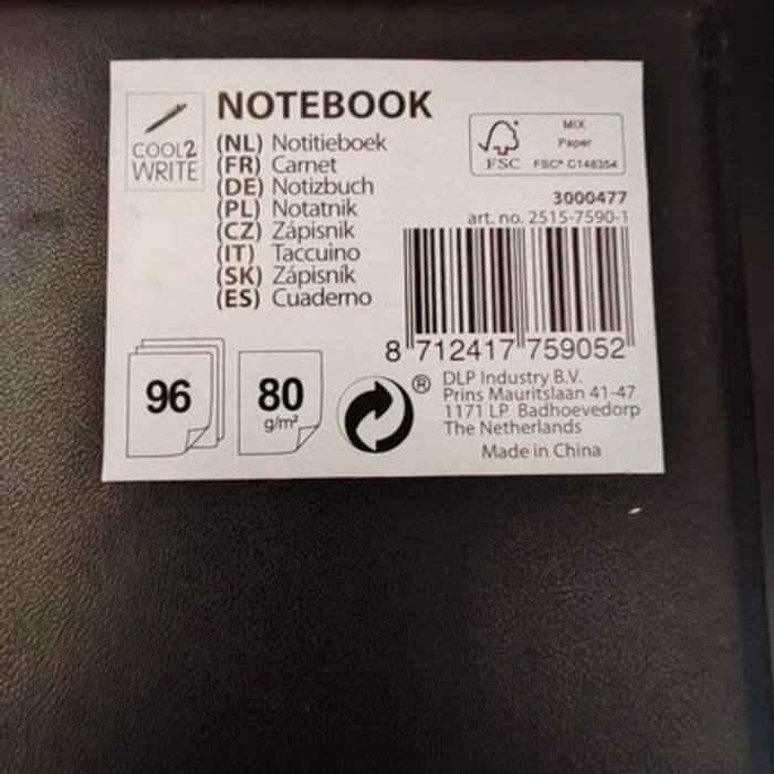 Carnet noir "Write" - photo numéro 3