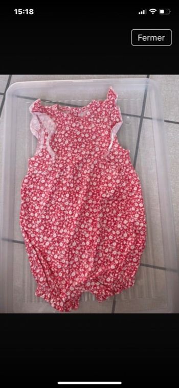 Combi short rouge
