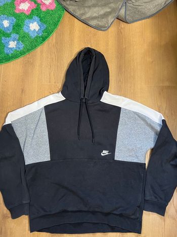 Hoodie Nike noir gris blanc