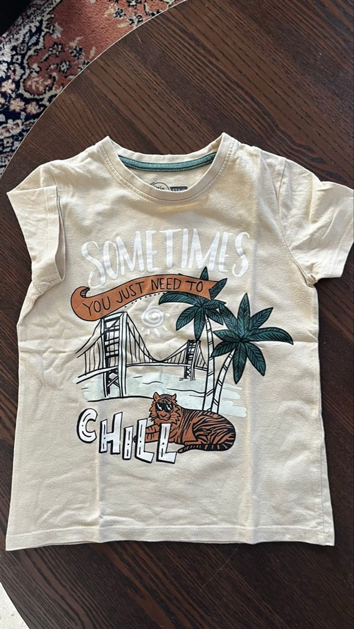 Lot t-shirts garçon 110cm ou 5 ans - photo numéro 2