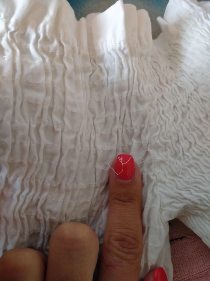 Haut blanc. Manches courtes. Femme . Promod.
Taille 36 - photo numéro 14
